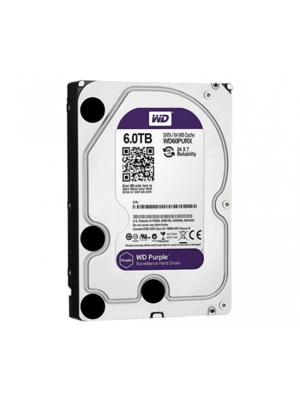 WD62PURZ WD PURPLE Hard Disk (HDD) 6TB SATA, 64MB